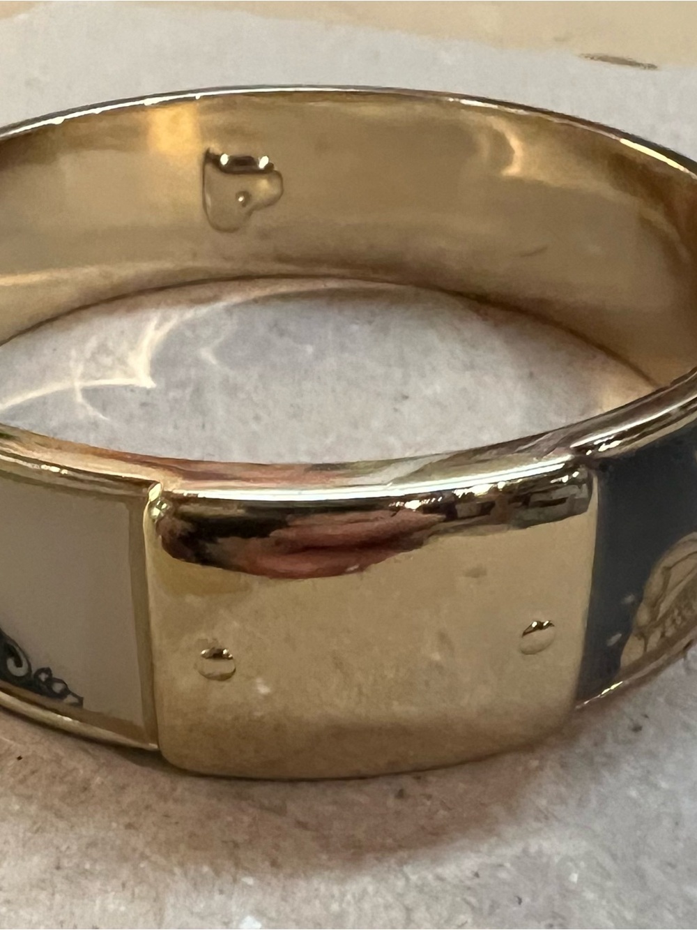 Chico's Gold Tone Bangle Bracelet